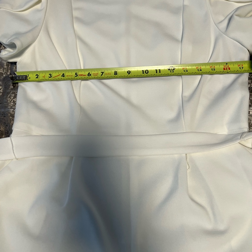 NWT! Women’s Calvin Klein Ivory Business Casual Jumpsuit with Pockets - Picture 10 of 13